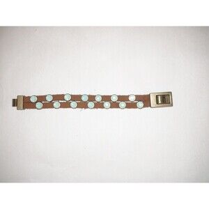 NWOT Heet Designer Swarovski Crystals Leather Bracelet